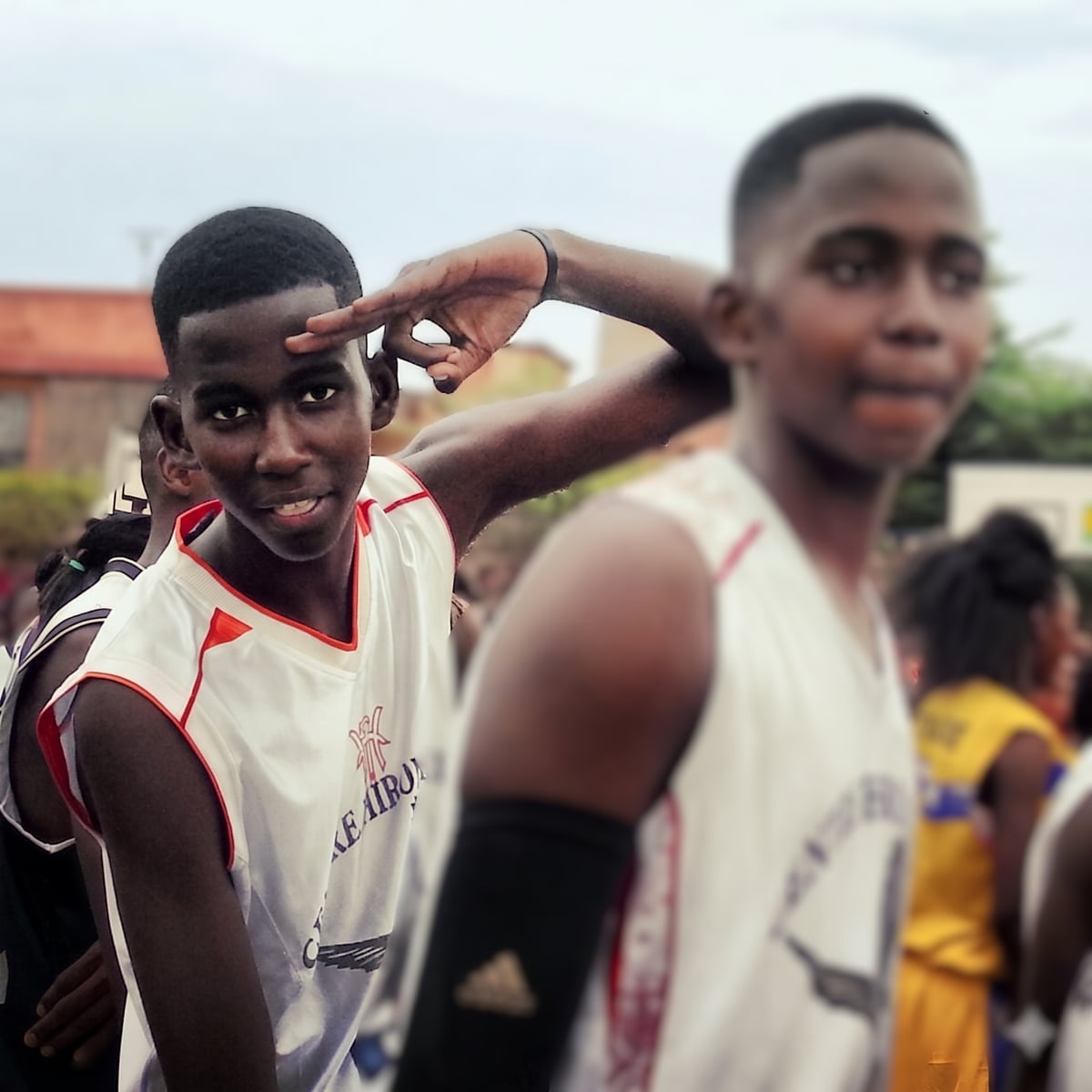Ahmed Salia Touré jeune au Centre Hirondelle de Basket, Bamako, 2015